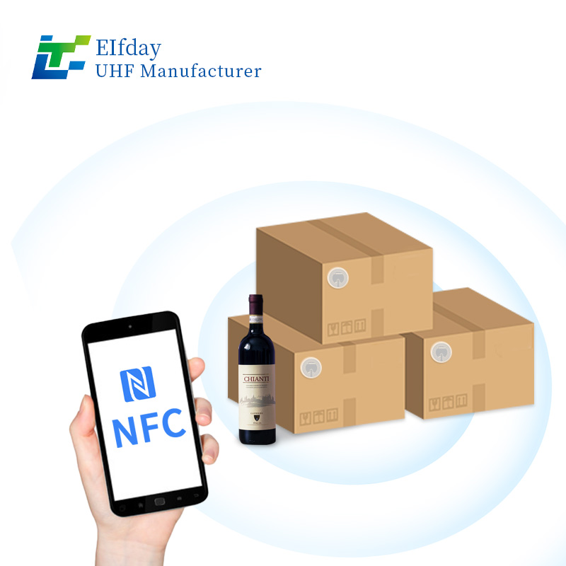 RFID HF 50*50mm KN7 Chip Custom Qrcode NFC Tag Sticker Payment Jump Web 13.56MHz Programmable Small Tag Sticker Anti-Counterfeiting Tag